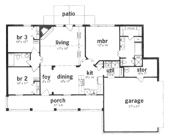 main floor house blueprint