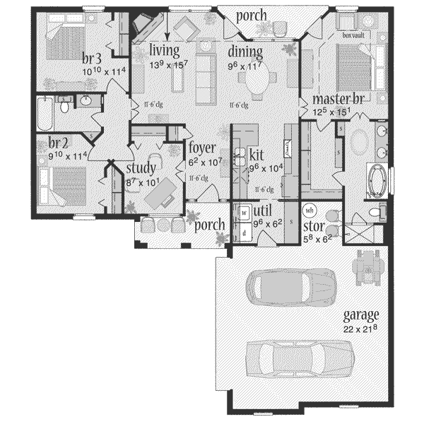 main floor house blueprint