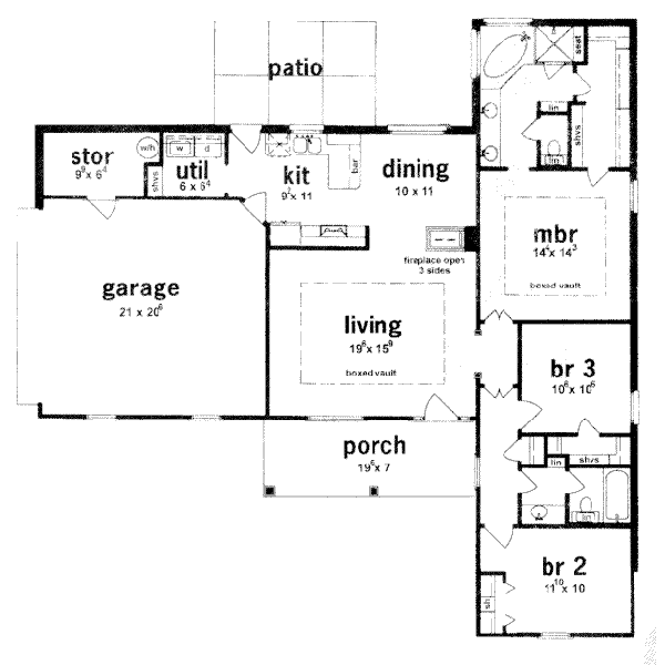 main floor house blueprint