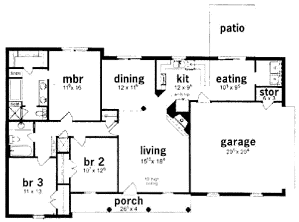 main floor house blueprint