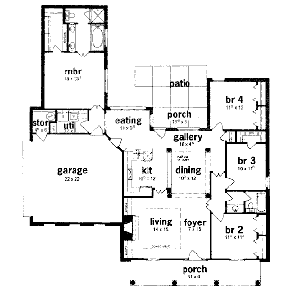 main floor house blueprint