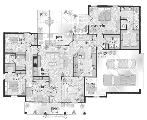 main floor house blueprint