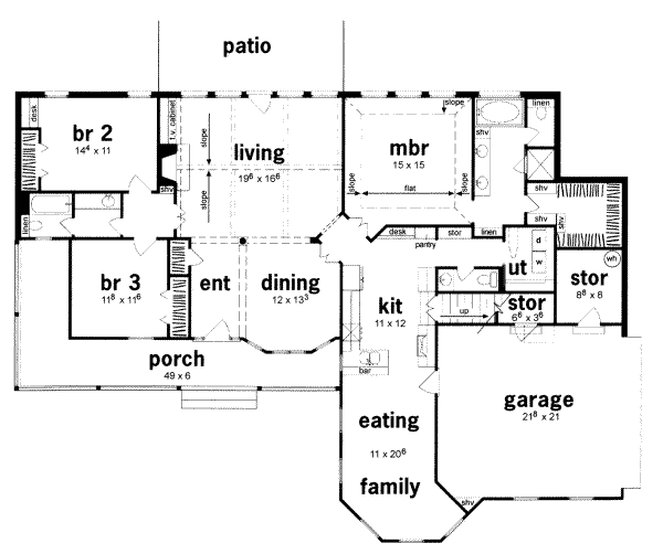 main floor house blueprint