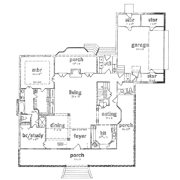 main floor house blueprint