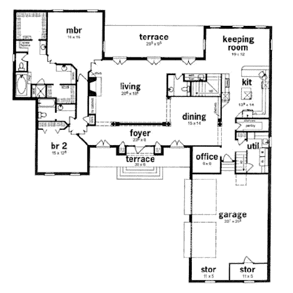 main floor house blueprint