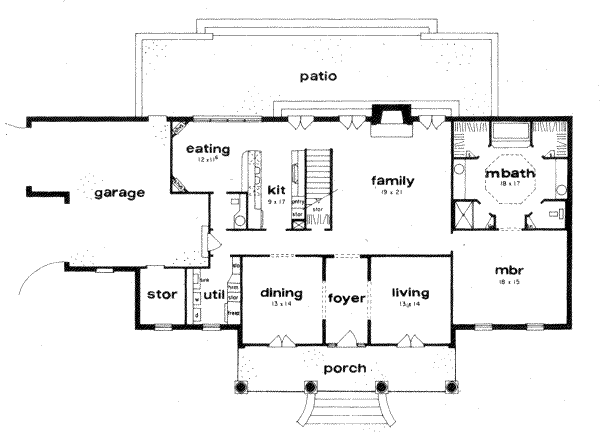 main floor house blueprint