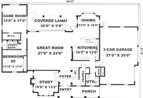 main floor house blueprint