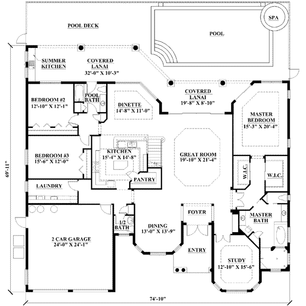 main floor house blueprint