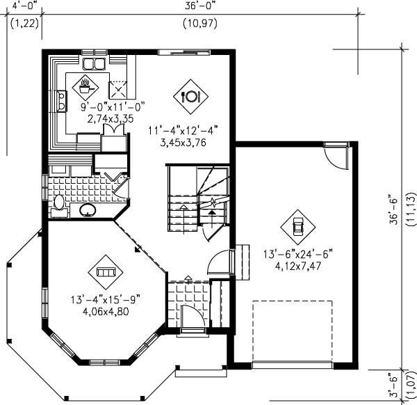 main floor house blueprint
