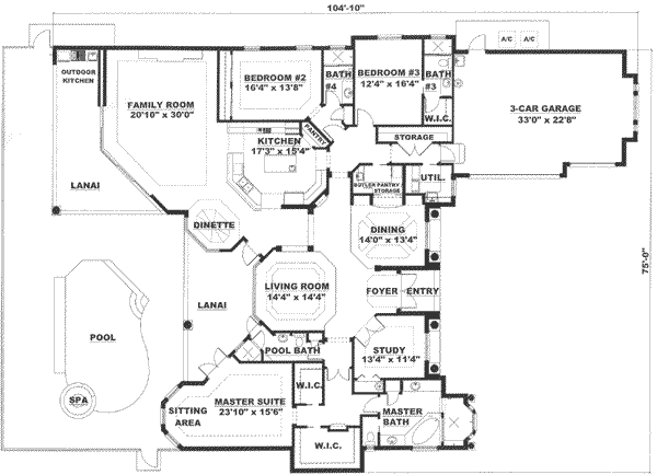 main floor house blueprint
