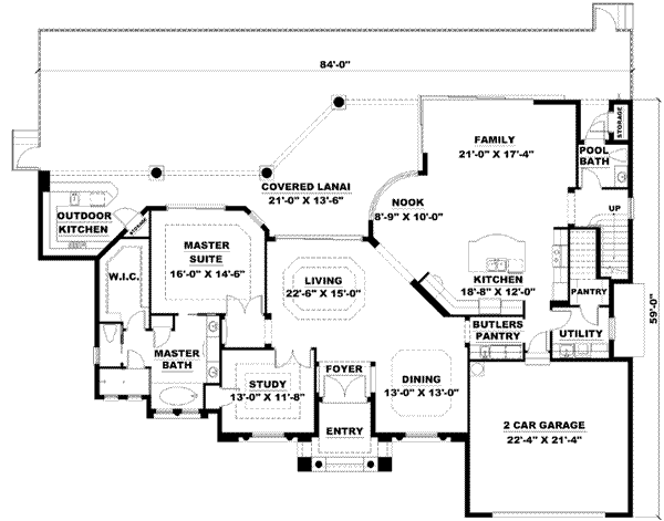 main floor house blueprint