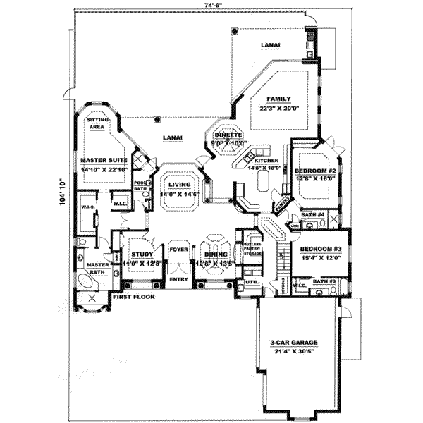main floor house blueprint