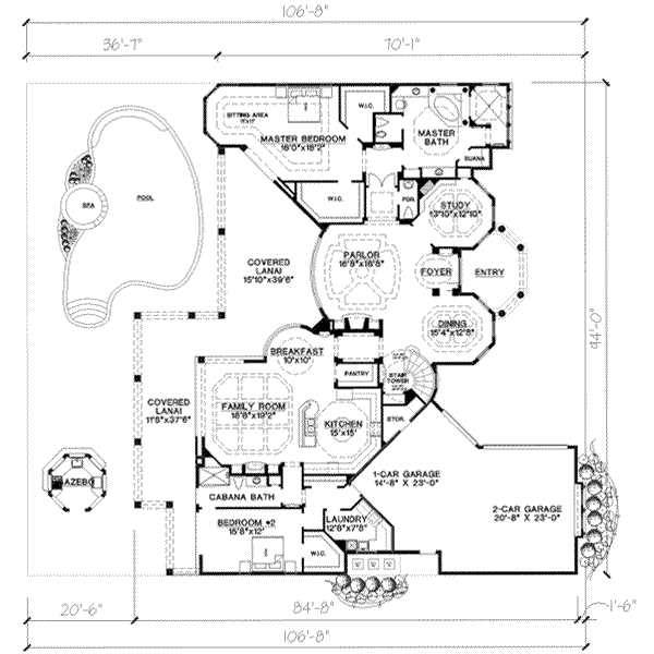 main floor house blueprint