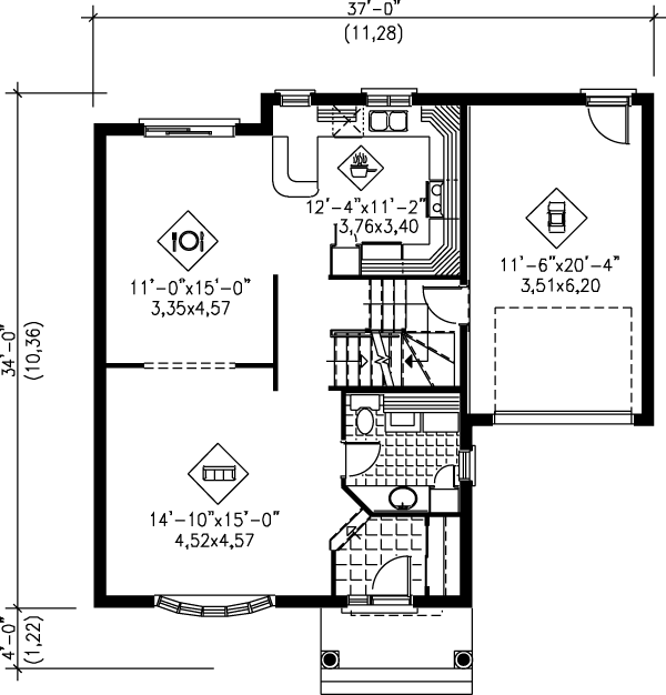 main floor house blueprint