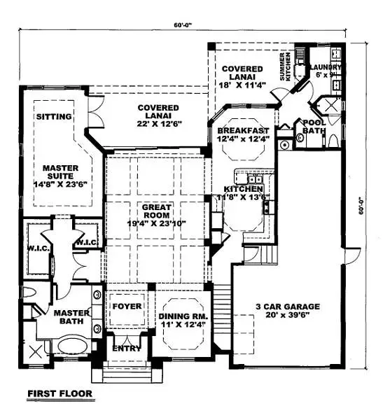 main floor house blueprint