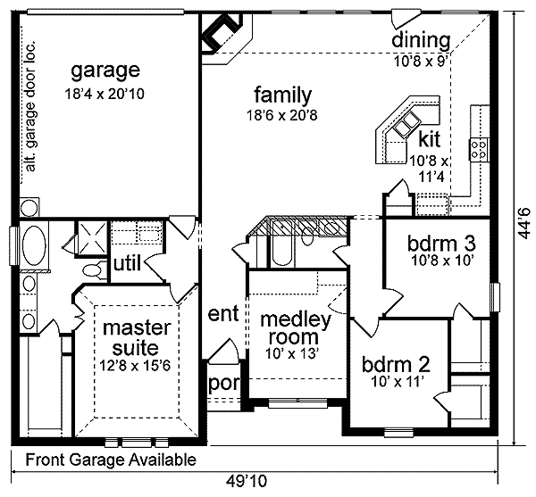 main floor house blueprint