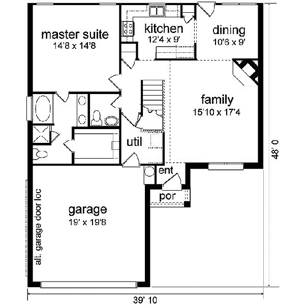 main floor house blueprint