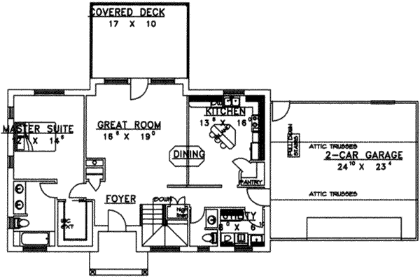 main floor house blueprint