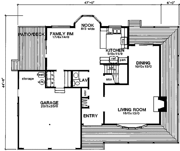 main floor house blueprint