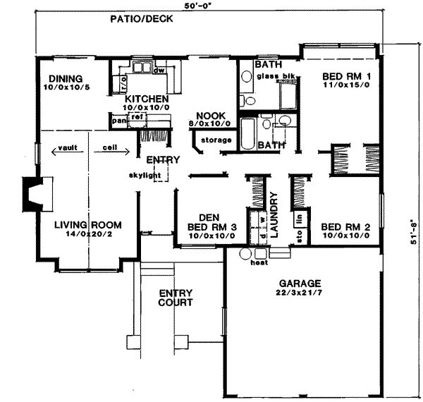 main floor house blueprint
