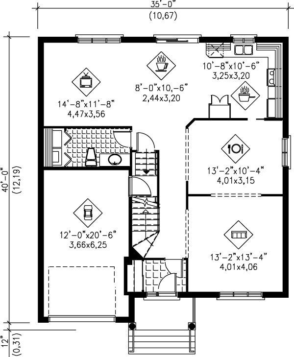 main floor house blueprint