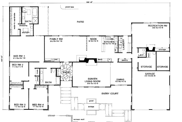 main floor house blueprint