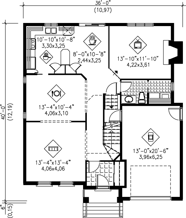 main floor house blueprint