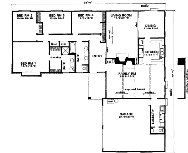 main floor house blueprint
