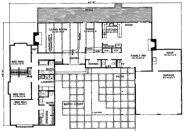 main floor house blueprint