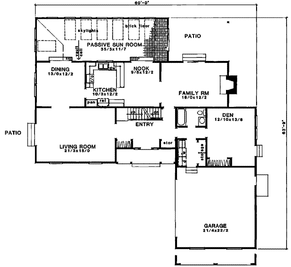 main floor house blueprint