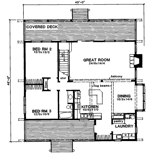 main floor house blueprint