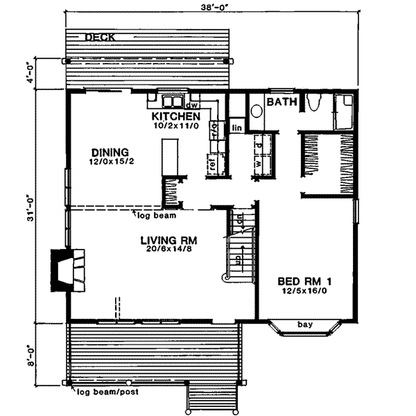 main floor house blueprint