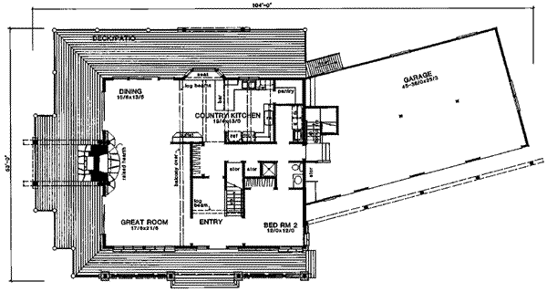 main floor house blueprint