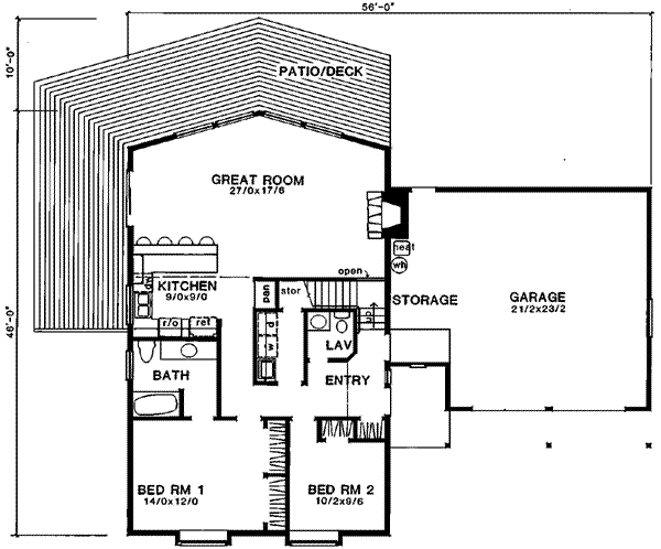 main floor house blueprint
