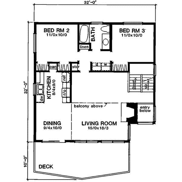 main floor house blueprint