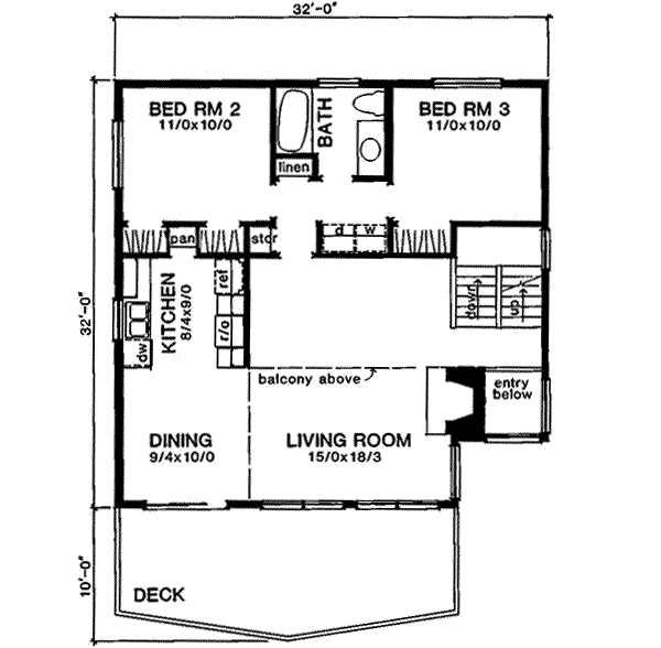 main floor house blueprint