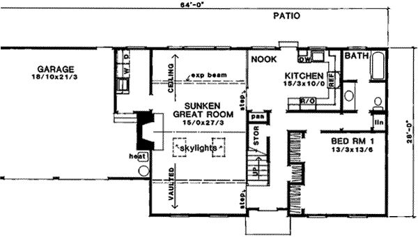 main floor house blueprint
