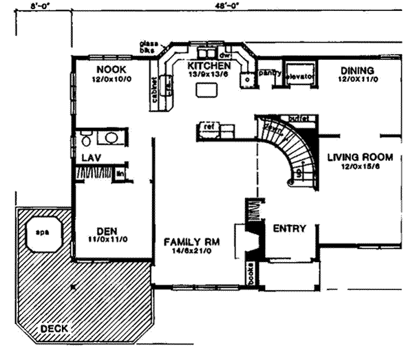 main floor house blueprint
