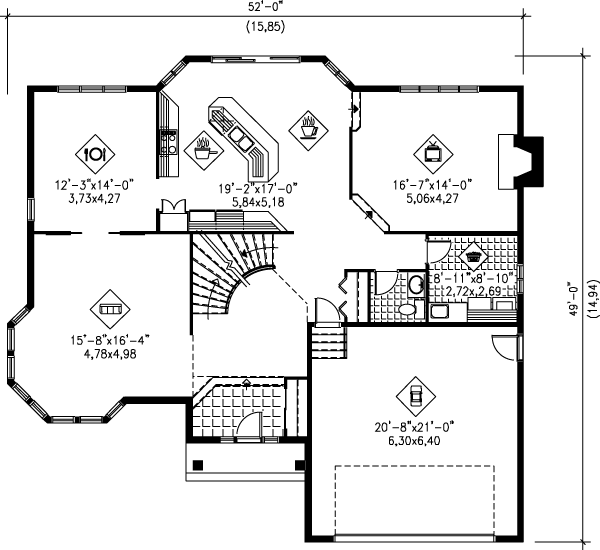 main floor house blueprint