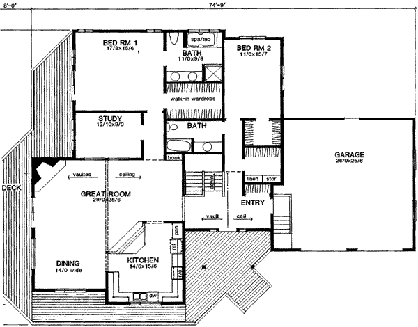 main floor house blueprint