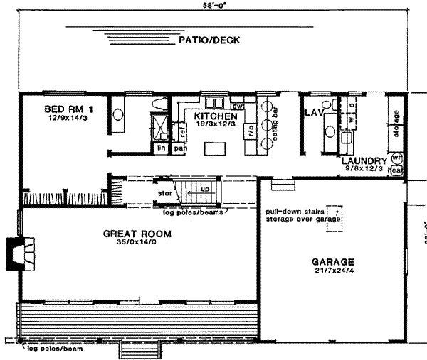 main floor house blueprint
