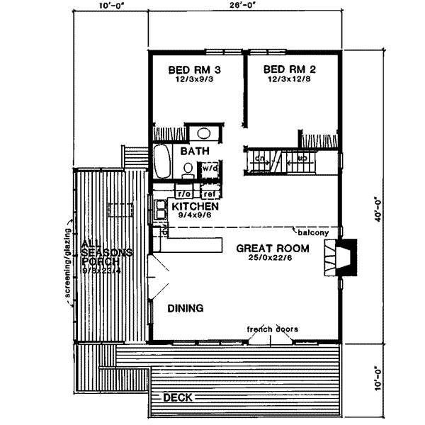 main floor house blueprint