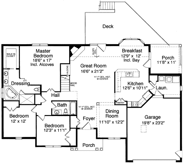 main floor house blueprint