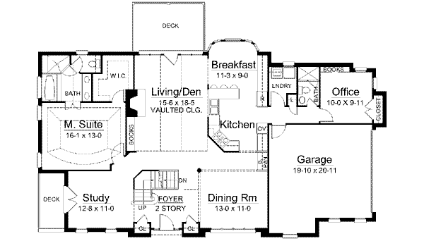 main floor house blueprint