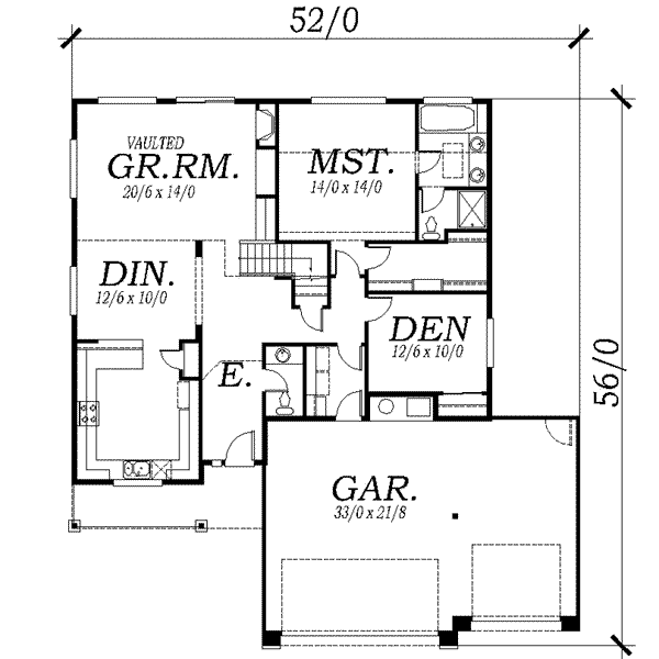 main floor house blueprint