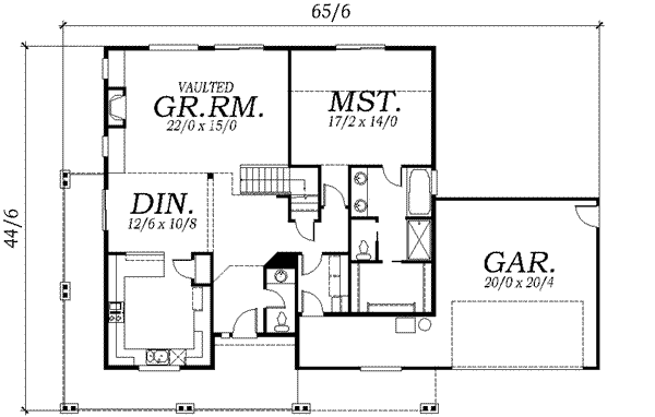 main floor house blueprint