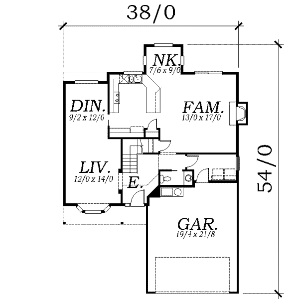 main floor house blueprint
