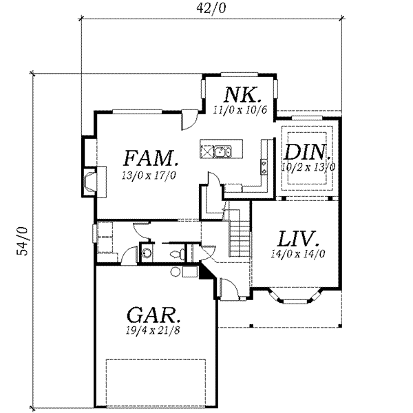 main floor house blueprint