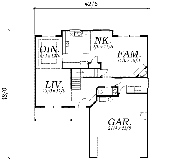 main floor house blueprint