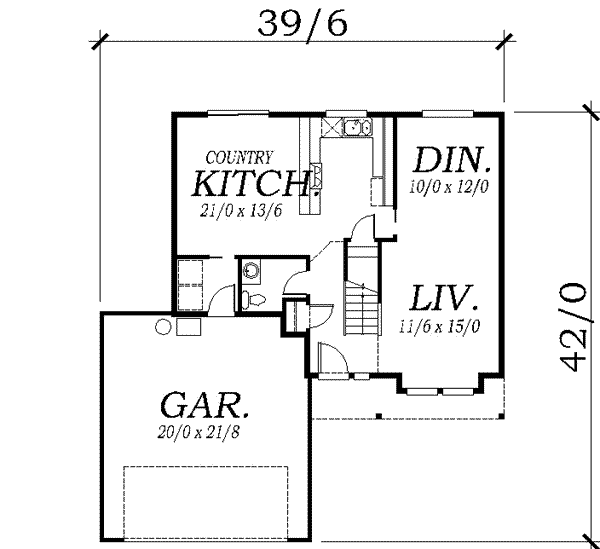 main floor house blueprint